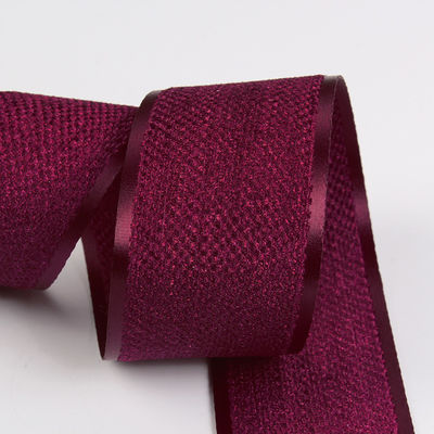 Hàn Quốc Polyester Cotton Velvet Ribbon 10mm-40mm Green Velvet Wired Ribbon