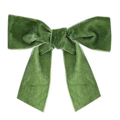 2.5cm Velvet Ribbon Bow Wedding Party Dark Green Velvet Ribbon