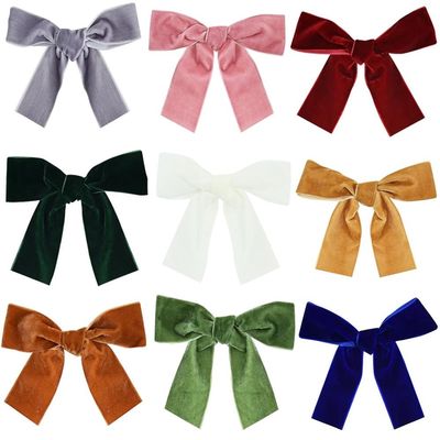2.5cm Velvet Ribbon Bow Wedding Party Dark Green Velvet Ribbon