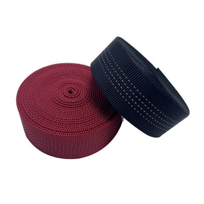 ISO9001 Polypropylene Webbing Strap 38mm Red Nylon Webbing