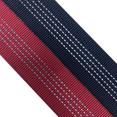 ISO9001 Polypropylene Webbing Strap 38mm Red Nylon Webbing