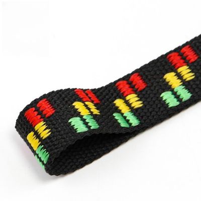 500lbs 25mm Polypropylene Webbing cho cổ áo chó Black Webbing