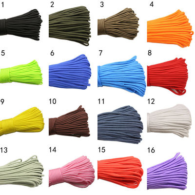 Sợi dây nylon màu cam ISO9001 dây polyester đan gấp đôi