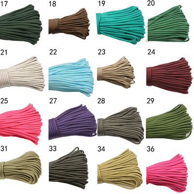 Sợi dây nylon màu cam ISO9001 dây polyester đan gấp đôi