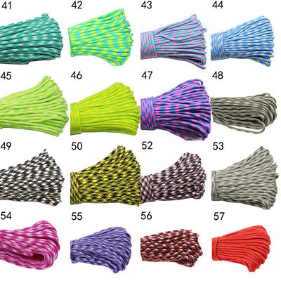 Sợi dây nylon màu cam ISO9001 dây polyester đan gấp đôi