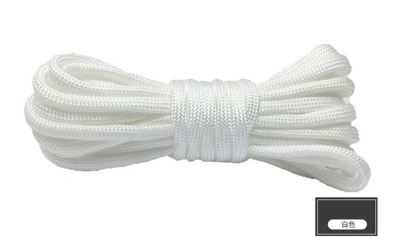 Sợi dây nylon màu cam ISO9001 dây polyester đan gấp đôi