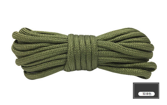 Sợi dây nylon màu cam ISO9001 dây polyester đan gấp đôi