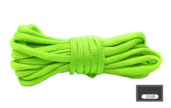 Sợi dây nylon màu cam ISO9001 dây polyester đan gấp đôi