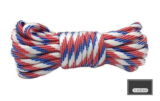 Sợi dây nylon màu cam ISO9001 dây polyester đan gấp đôi