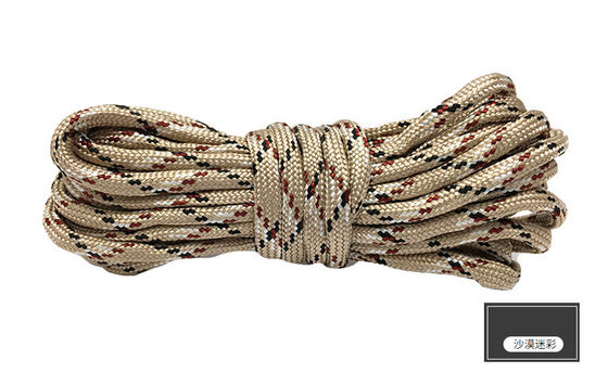 Sợi dây nylon màu cam ISO9001 dây polyester đan gấp đôi