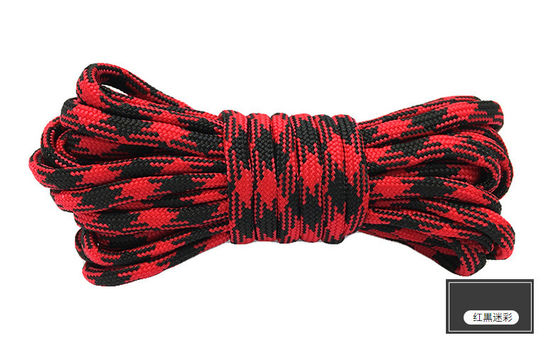 Sợi dây nylon màu cam ISO9001 dây polyester đan gấp đôi