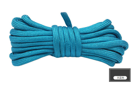 Sợi dây nylon màu cam ISO9001 dây polyester đan gấp đôi