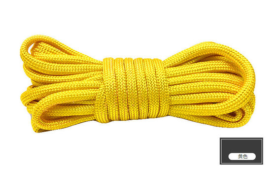 Sợi dây nylon màu cam ISO9001 dây polyester đan gấp đôi