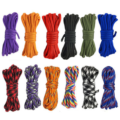 Sợi dây nylon màu cam ISO9001 dây polyester đan gấp đôi
