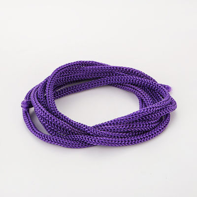 Màu hồng DIY 3mm Polypropylene dây chuyền màu tím đan gấp đôi Polypropylene dây chuyền