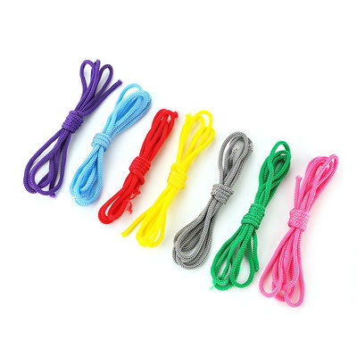 Màu hồng DIY 3mm Polypropylene dây chuyền màu tím đan gấp đôi Polypropylene dây chuyền