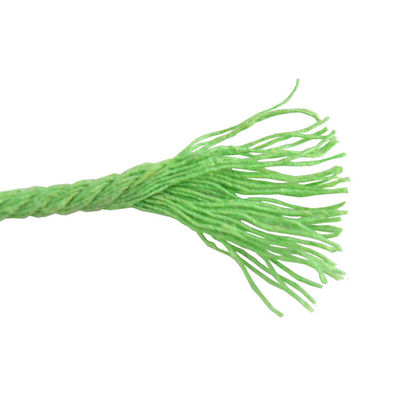Xanh 3 sợi dây nylon xoắn 3mm Macrame đan dây bông