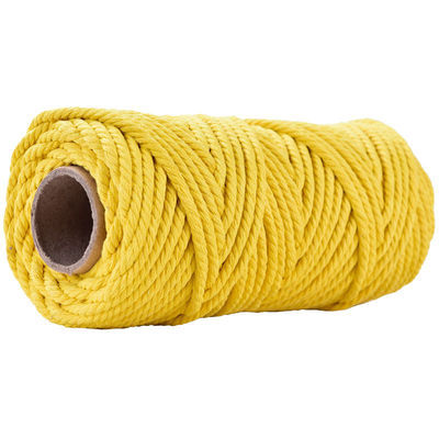 50m Dusty Pink Macrame Cord 5mm ISO9001 Pink Cotton Rope 3 sợi