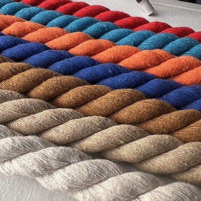 Hoa hồng 20mm Cáp bông xoắn ISO14001 3 dây Macrame