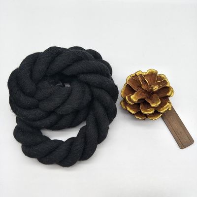 Hoa hồng 20mm Cáp bông xoắn ISO14001 3 dây Macrame