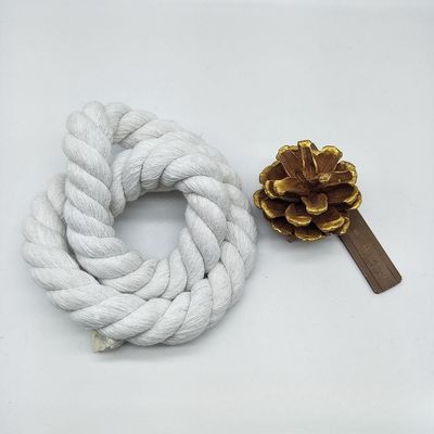 Hoa hồng 20mm Cáp bông xoắn ISO14001 3 dây Macrame