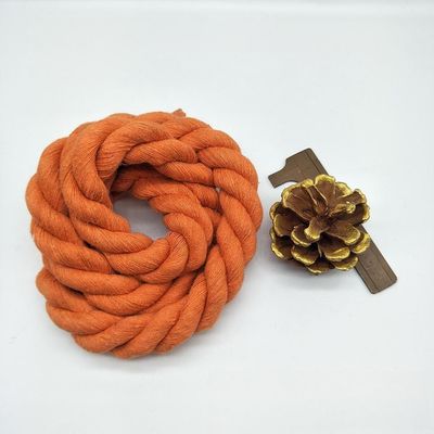 Hoa hồng 20mm Cáp bông xoắn ISO14001 3 dây Macrame
