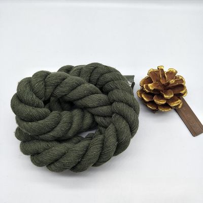 Hoa hồng 20mm Cáp bông xoắn ISO14001 3 dây Macrame