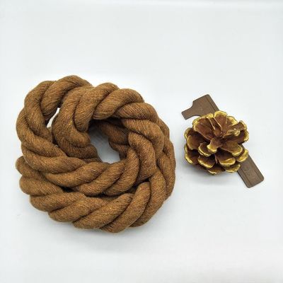 Hoa hồng 20mm Cáp bông xoắn ISO14001 3 dây Macrame