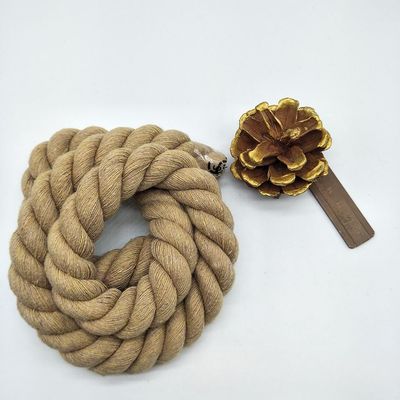 Hoa hồng 20mm Cáp bông xoắn ISO14001 3 dây Macrame
