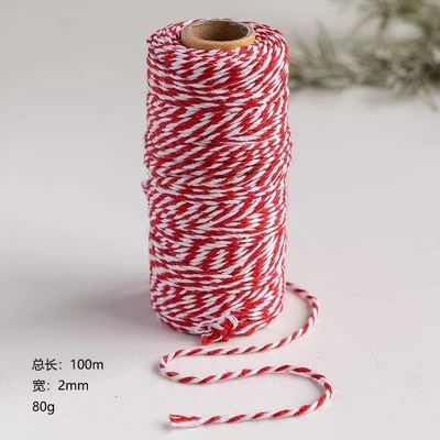 DIY 2 sợi dây xoắn 550 pound 2mm Cotton Macrame Cord