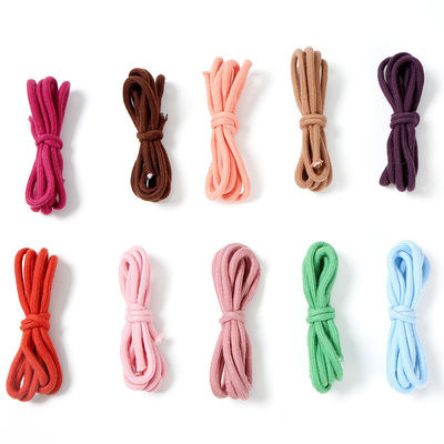 Màu xanh nâu 6mm dây thừng bông đan cho dây kéo quần áo