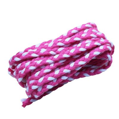 Quần áo 3 sợi Macrame Cord Cam Trắng 5mm 3 sợi Cotton Rope