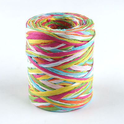 Sợi dây giấy thủ công Diy Raffia 100m Sợi dây giấy đan Giáng sinh