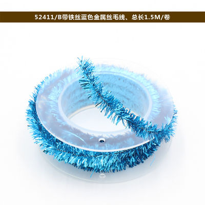 Shinny dây bọc giấy dây 100m giấy xoắn dây bạc hồng