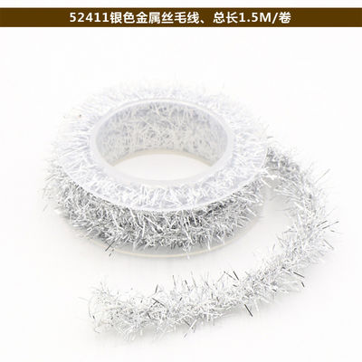 Shinny dây bọc giấy dây 100m giấy xoắn dây bạc hồng