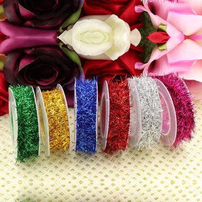 Shinny dây bọc giấy dây 100m giấy xoắn dây bạc hồng