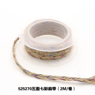 Trang phục trang trí jute dây thừng ruy băng quà đóng gói dây thừng ruy băng