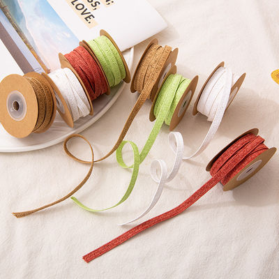 Đỏ 10mm màu nâu dây giấy xoắn 5m màu xanh lá cây dây giấy xoắn