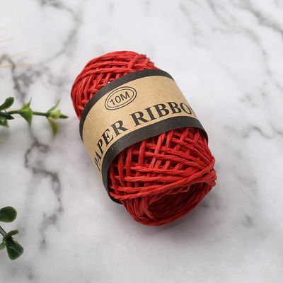 Sợi dây giấy màu 2mm 10m Eco Friendly DIY Craft Paper Rope