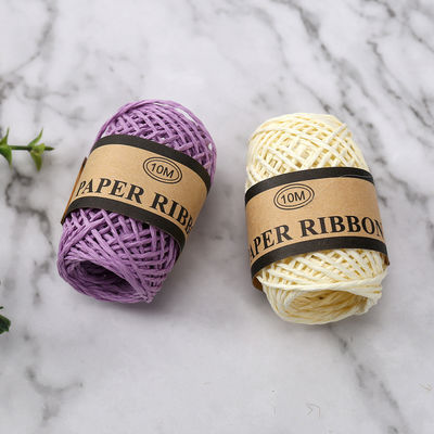 Sợi dây giấy màu 2mm 10m Eco Friendly DIY Craft Paper Rope