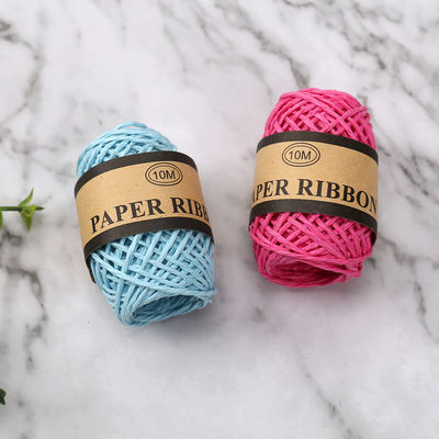 Sợi dây giấy màu 2mm 10m Eco Friendly DIY Craft Paper Rope