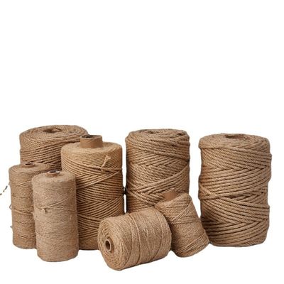 1mm-20mm màu jute Twine ISO9001 Eco Friendly 6mm dây jute