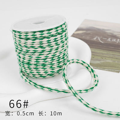 Dải băng vải màu nâu Giáng sinh 5mm-45mm Dải băng vải có dây