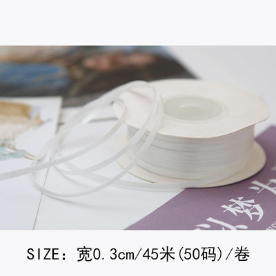 3mm polyester satin ribbon mặt kép mật độ cao satin kết thúc poly ribbon