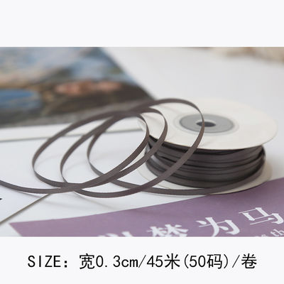 3mm polyester satin ribbon mặt kép mật độ cao satin kết thúc poly ribbon