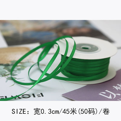 3mm polyester satin ribbon mặt kép mật độ cao satin kết thúc poly ribbon