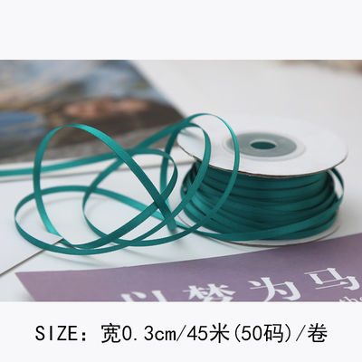 3mm polyester satin ribbon mặt kép mật độ cao satin kết thúc poly ribbon