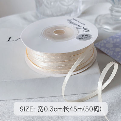 3mm polyester satin ribbon mặt kép mật độ cao satin kết thúc poly ribbon