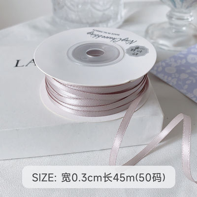 3mm polyester satin ribbon mặt kép mật độ cao satin kết thúc poly ribbon