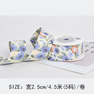 Dải băng in hoa 40mm được cá nhân hóa